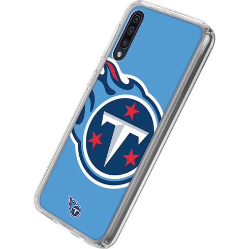 NFL Tennessee Titans Large Logo Galaxy A50 Clear Case